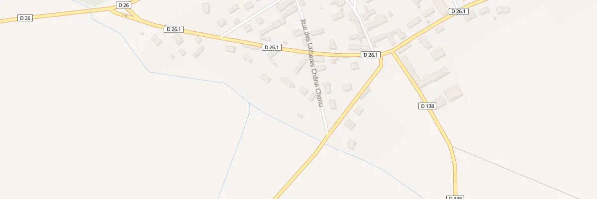 Plan du 5 Rue des Laitieres Chêne Chenu à Tremblay-les-Villages
