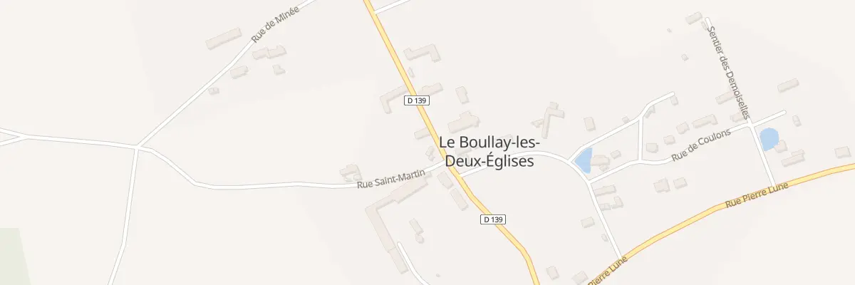 Plan du 5 Rue de Marsigny au Boullay-les-Deux-Églises