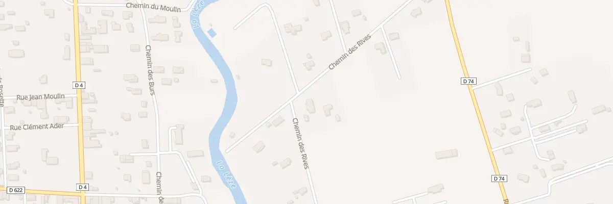 Plan du 35B Che des Rives à Saint-Sulpice-sur-Lèze