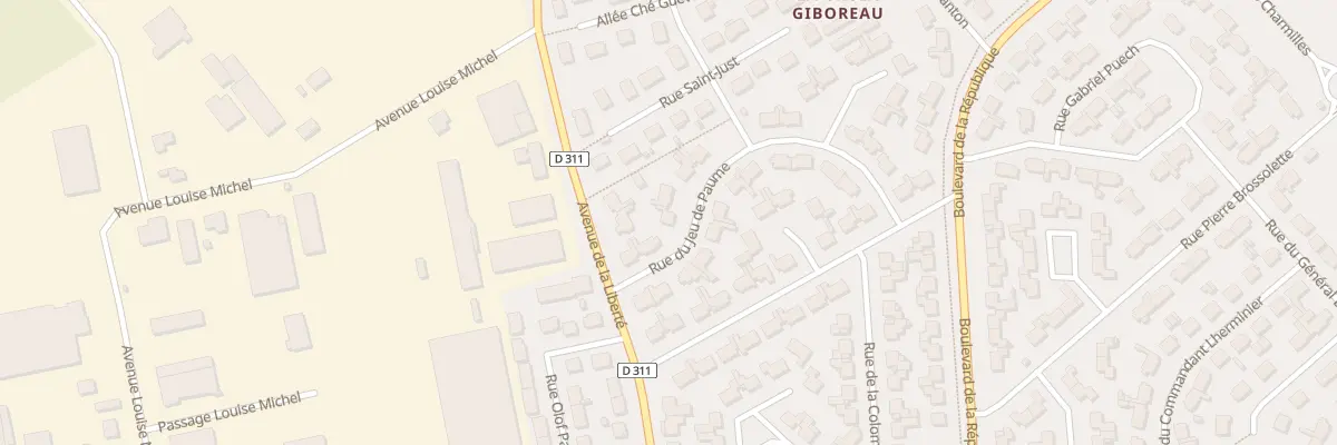 Plan du 5 Rue du Jeu de Paume à Vernouillet