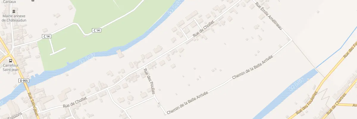 Plan du 43 Rue de Chollet à Châteaudun