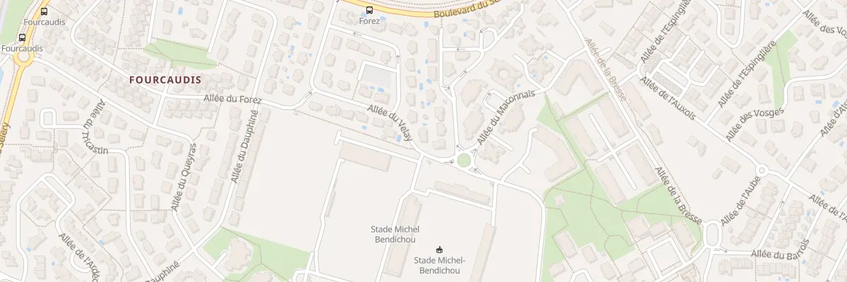 Plan du 2 All du Velay à Colomiers