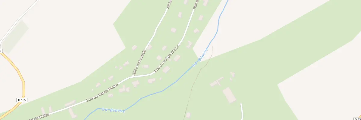 Plan du 18 Rue du Val de Blaise à Tréon