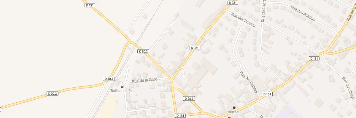 Plan du 16 Rue de Chartres à Bailleau-le-Pin