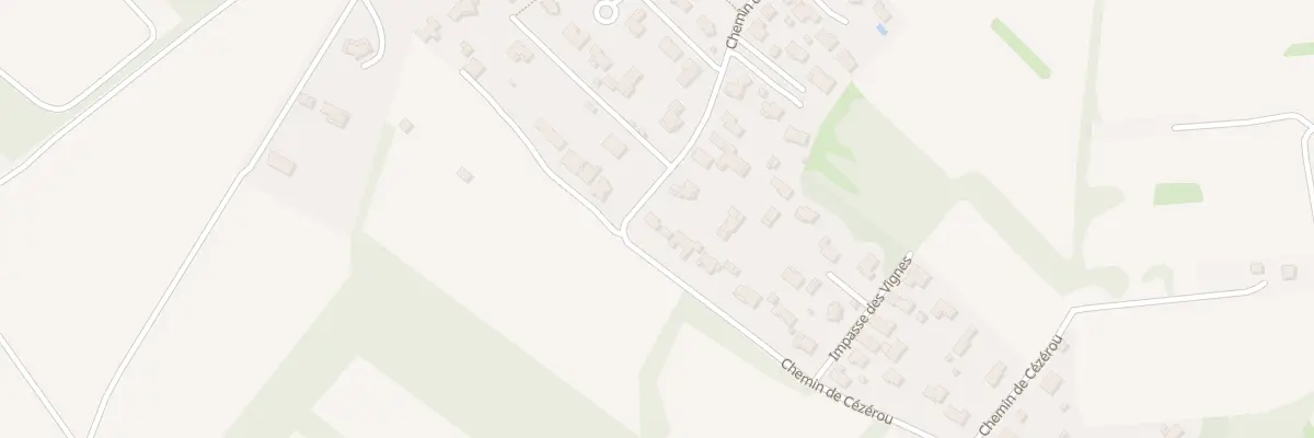 Plan du 9014 Che de Cezerou à Cugnaux