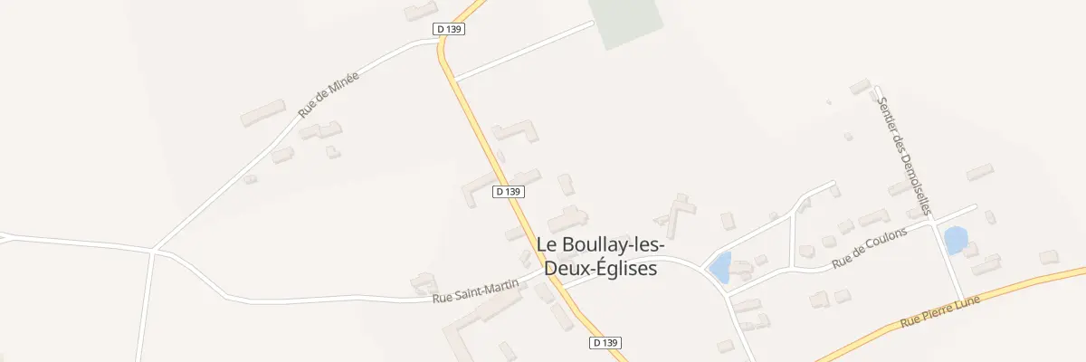 Plan du 6 Rue de Marsigny au Boullay-les-Deux-Églises