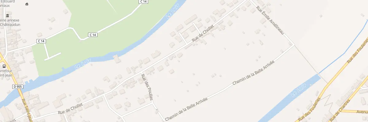 Plan du 45 Rue de Chollet à Châteaudun