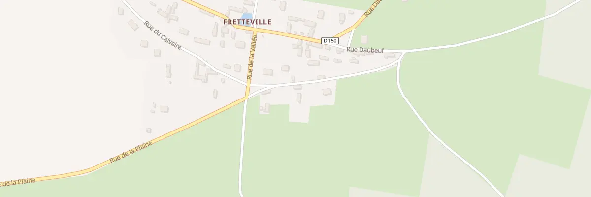 Plan du 14 Rue du Calvaire à Daubeuf-près-Vatteville