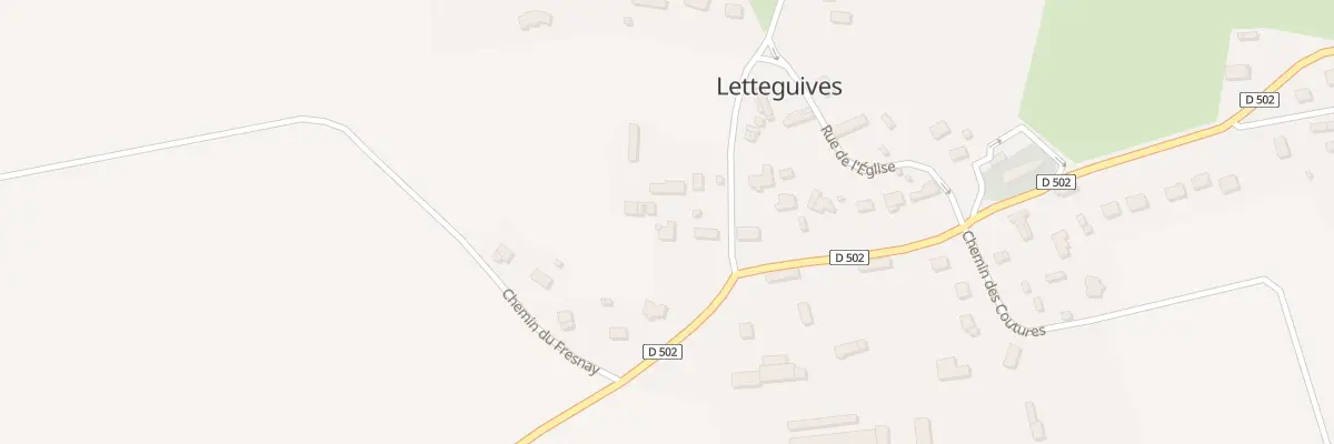Plan du 55 Rue de la Mairie à Letteguives