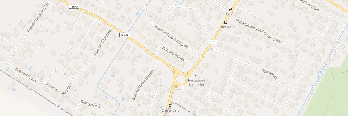 Plan du 4 Rue des Frenes à Frouzins