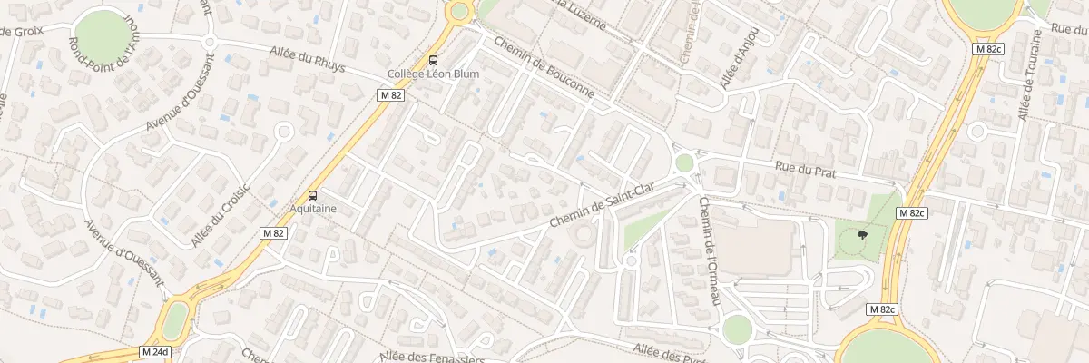Plan du 16 Che de l’Aussonnelle à Colomiers