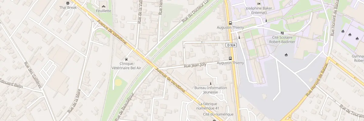 Plan du 19 Rue Jean Joly à Blois