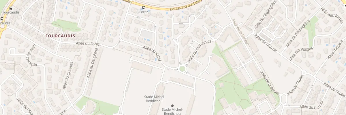 Plan du 3B All de Bourgogne à Colomiers