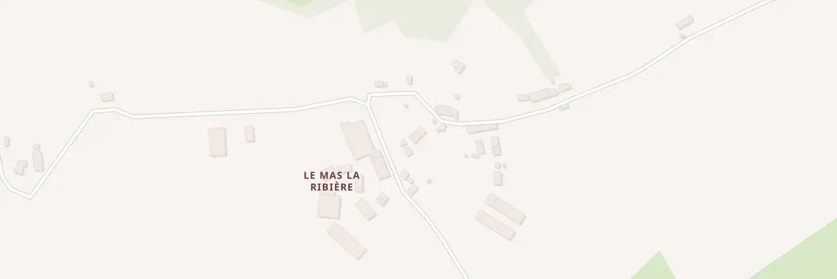 Plan du 5129 Le Mas la Ribiere à Château-Chervix