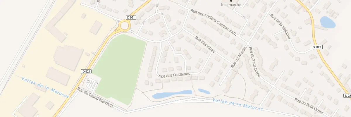 Plan du 1 Rue de la Borde à Bailleau-le-Pin