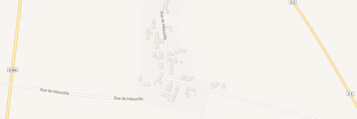 Plan du 25 Rue de Héauville à Ouzouer-le-Doyen