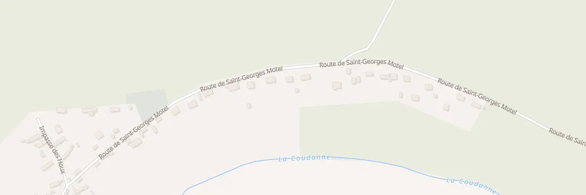 Plan du 32 Rte de St Georges Motel à Louye