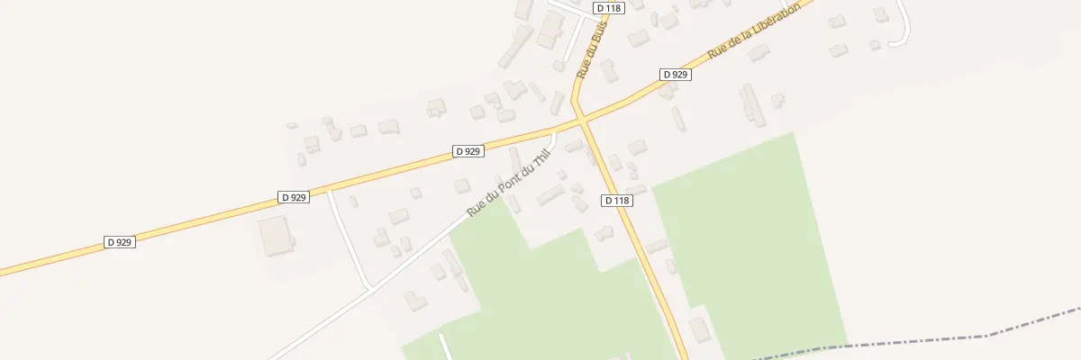 Plan du 5025 Le Bourg à Maucomble