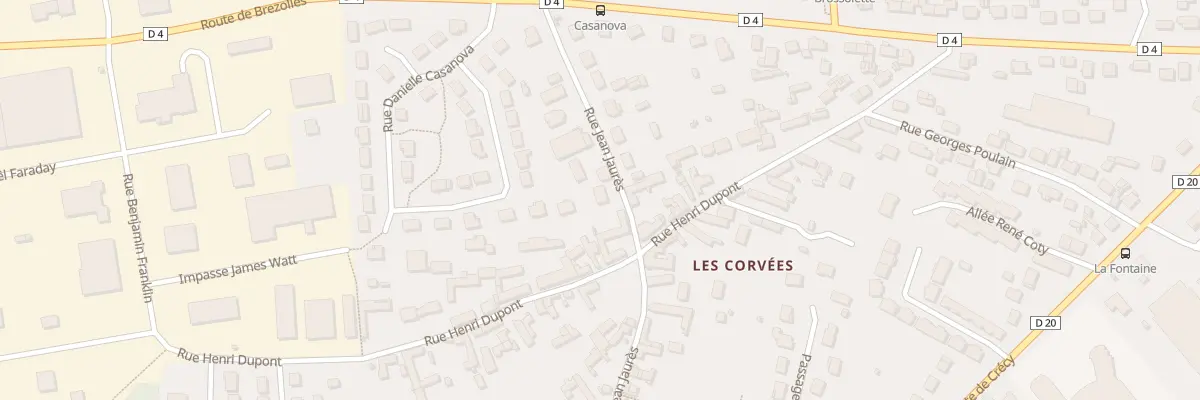 Plan du 23D Rue Jean Jaurès à Vernouillet