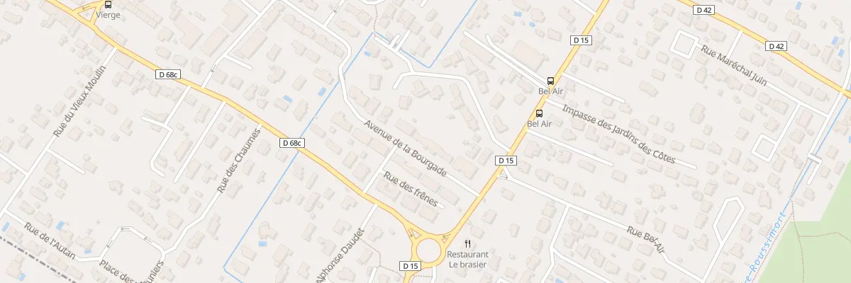 Plan du 16 Av de la Bourgade à Frouzins