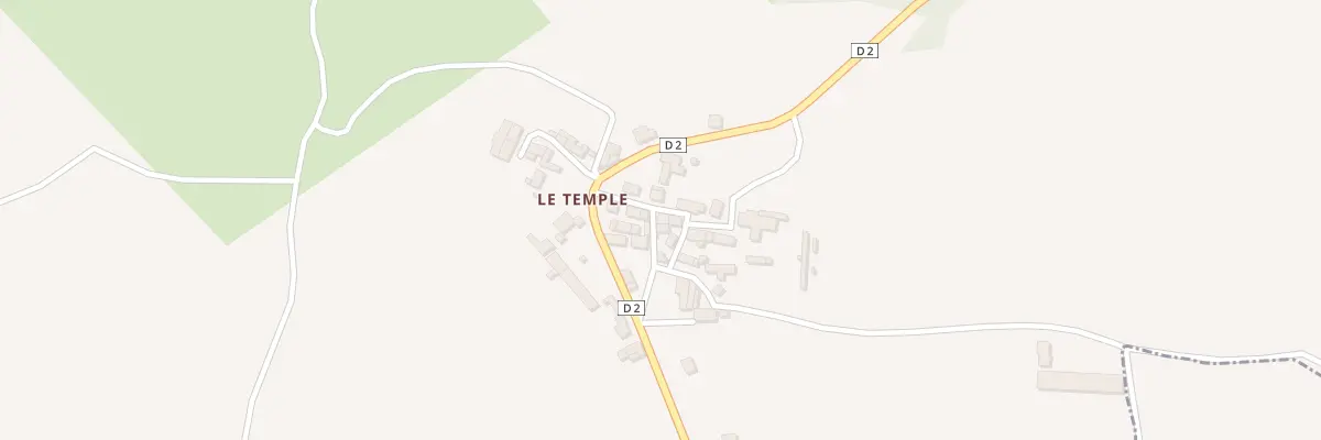 Plan du 23 Le Temple à Ayen