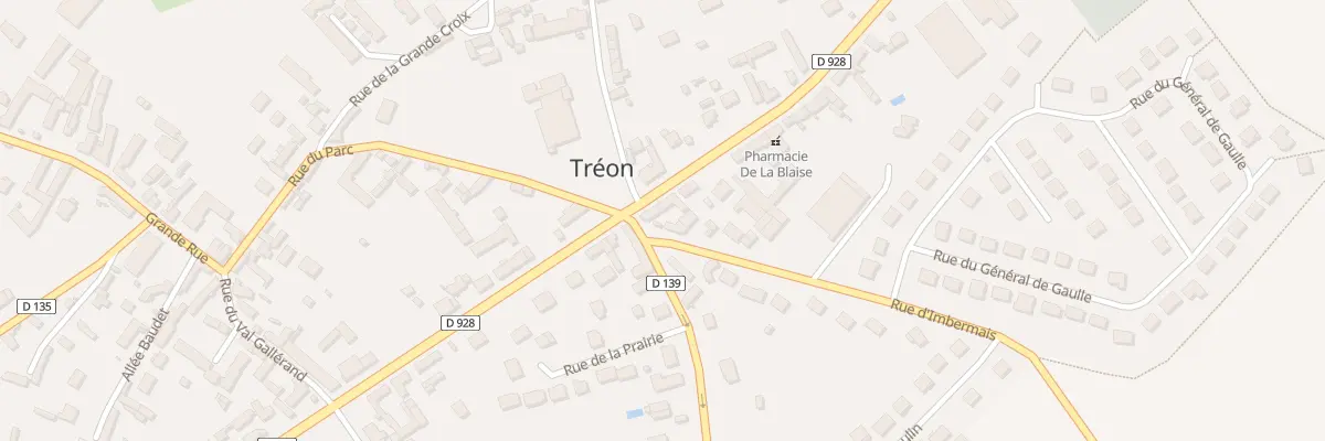Plan du 22 Rue de Châteauneuf à Tréon