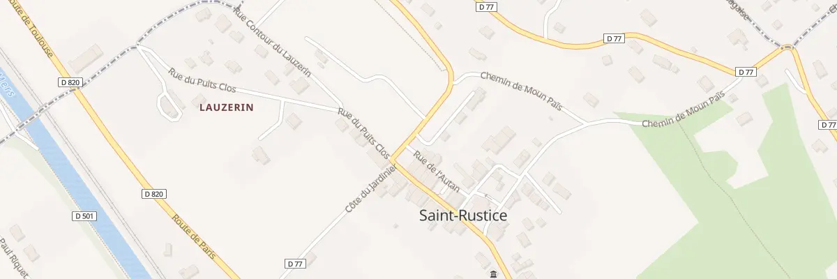 Plan du 2 Rue de l’Autan à Saint-Rustice