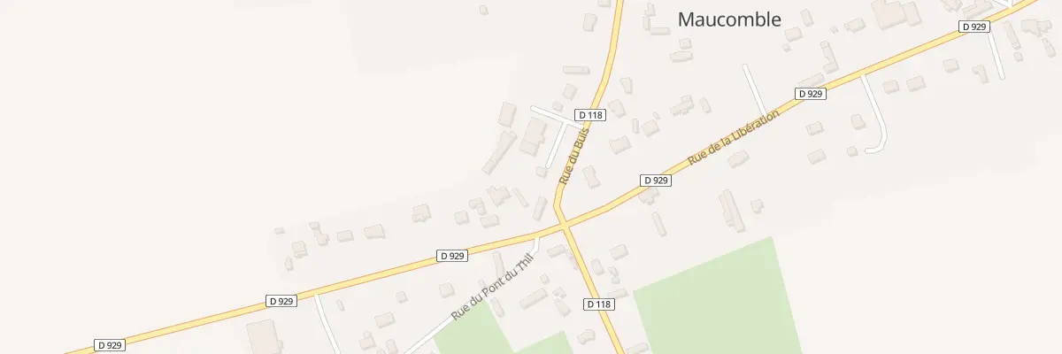 Plan du 24 Rue du Buis à Maucomble