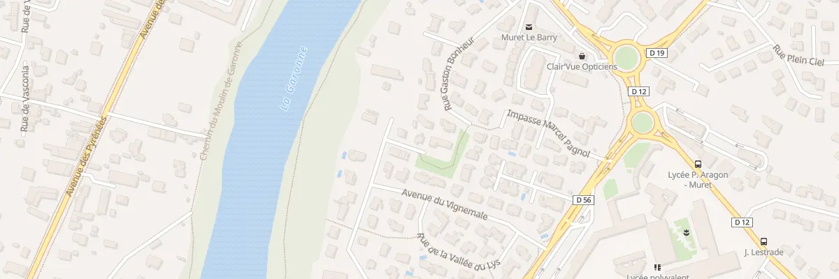 Plan du 44 Av du Vignemale à Muret