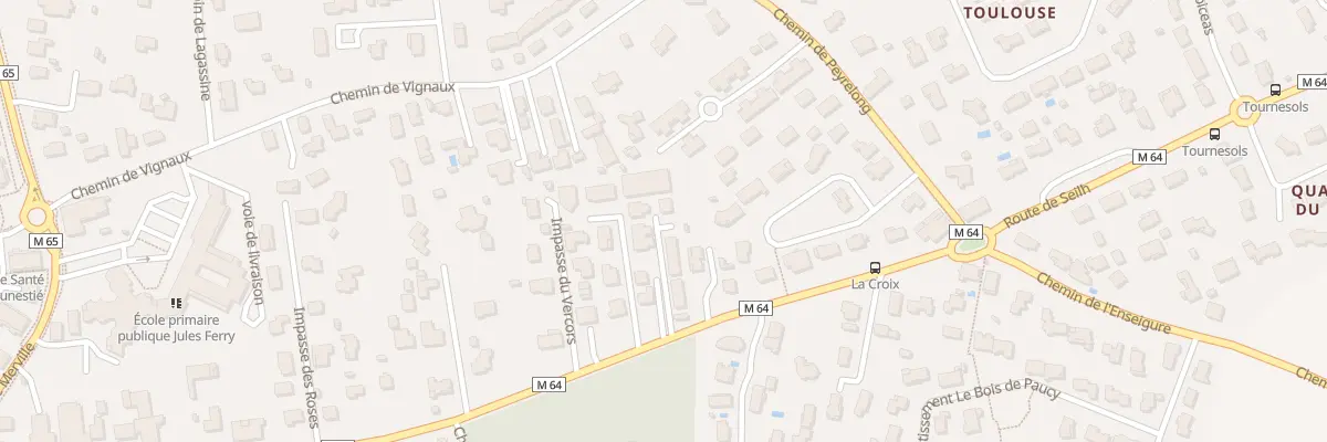 Plan du 563 Rte de Seilh à Aussonne