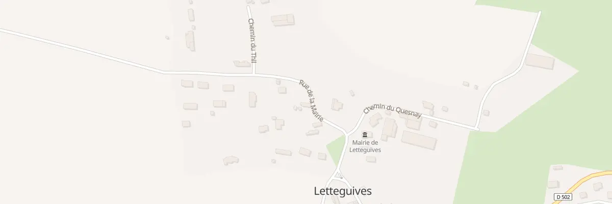 Plan du 291 Rue de la Mairie à Letteguives