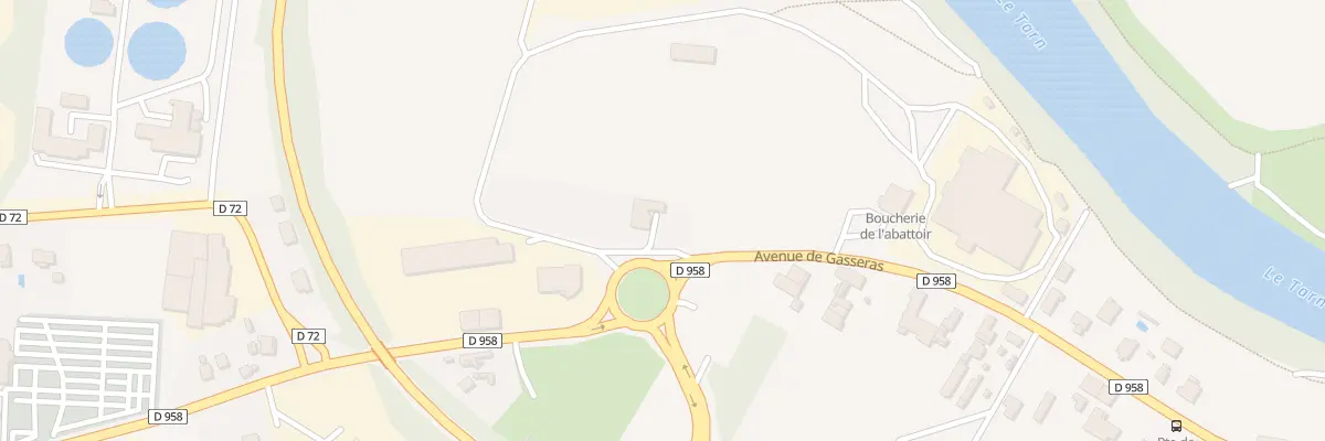Plan du 710 Av de Gasseras à Montauban