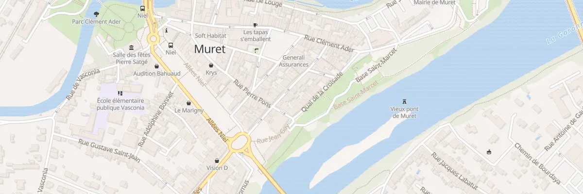 Plan du 26 Rue Jean Jaurès à Muret
