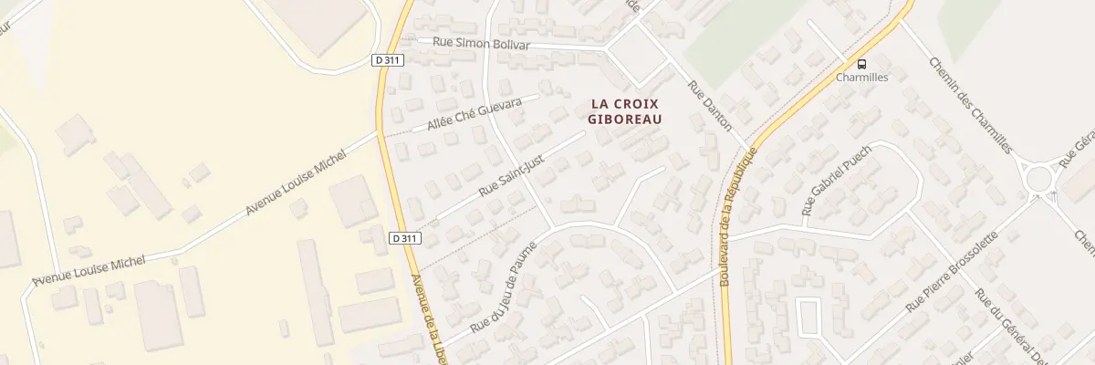 Plan du 7 Rue St Just à Vernouillet