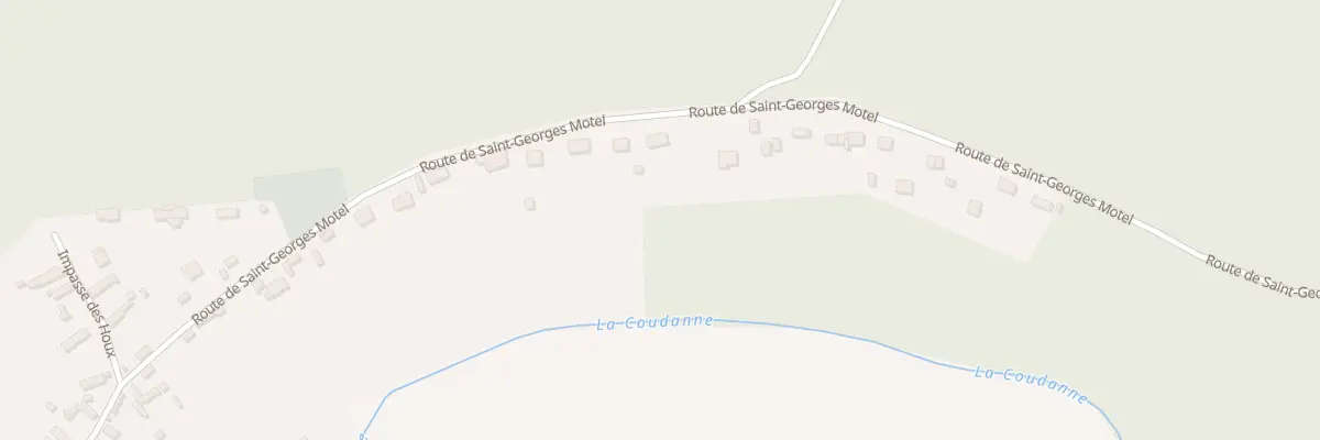 Plan du 34 Rte de St Georges Motel à Louye