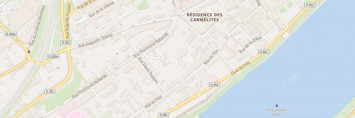 Plan du 45 Rue du Foix à Blois