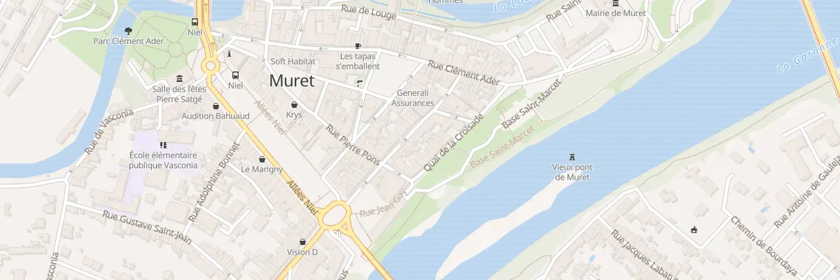 Plan du 32 Rue Jean Jaurès à Muret