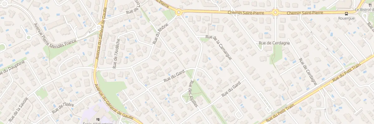 Plan du 2 Rue du Gard à Tournefeuille