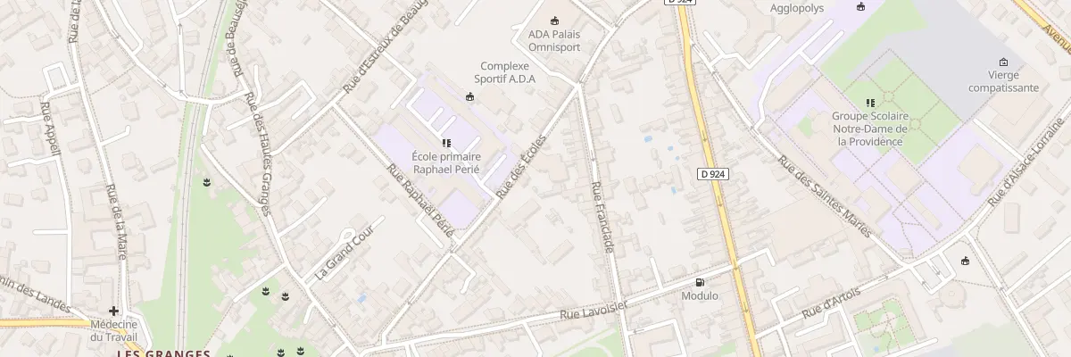 Plan du 24 Rue des Ecoles à Blois