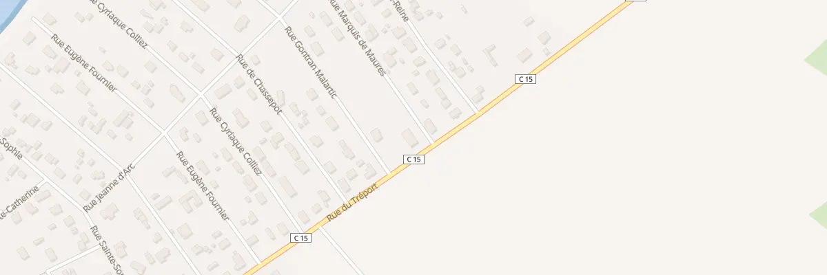 Plan du 1 Rue du Marquis des Maures à Criel-sur-Mer
