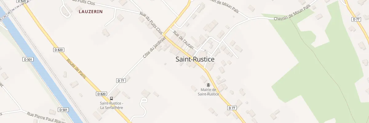 Plan du 16 All des Amandiers à Saint-Rustice