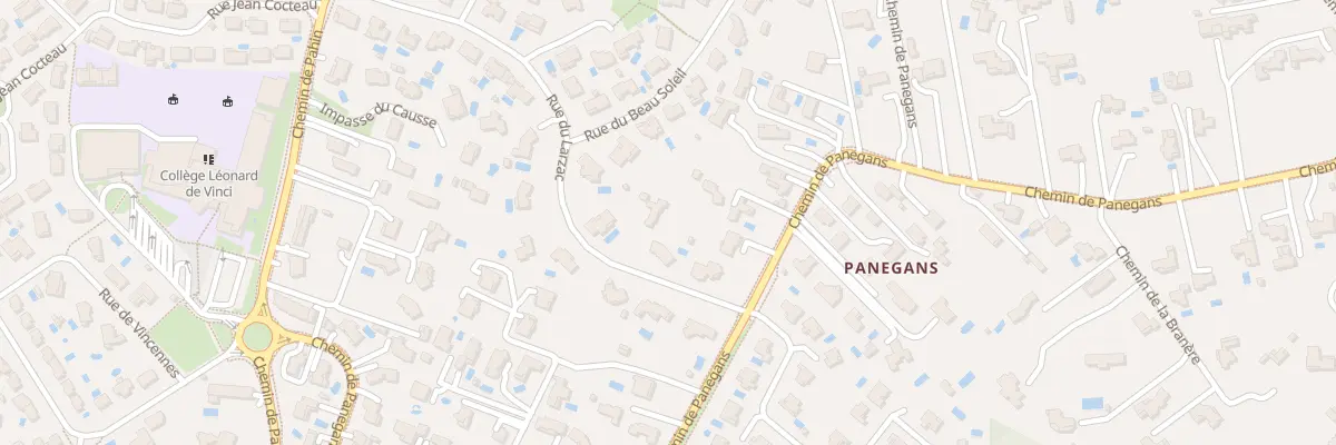 Plan du 23 Rue du Larzac à Tournefeuille
