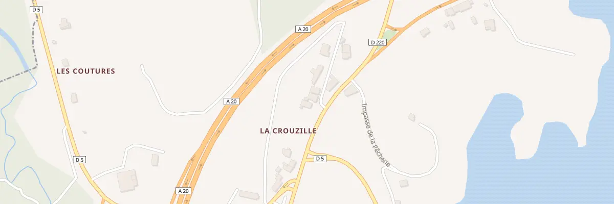 Plan du 12 La Crouzille à Saint-Sylvestre