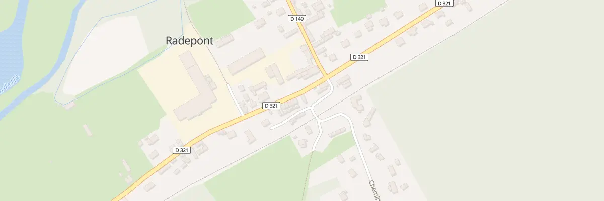 Plan du 1795 Rue de la Republique à Radepont