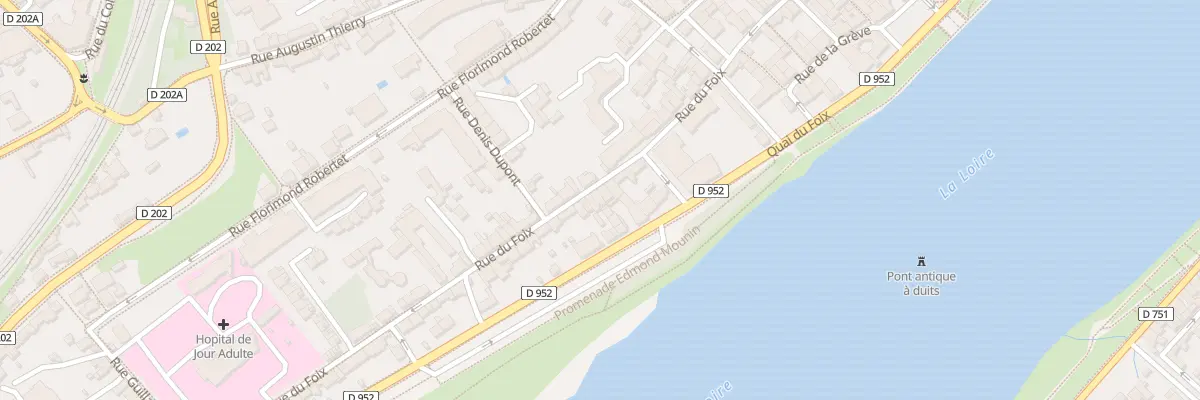 Plan du 34 Rue du Foix à Blois