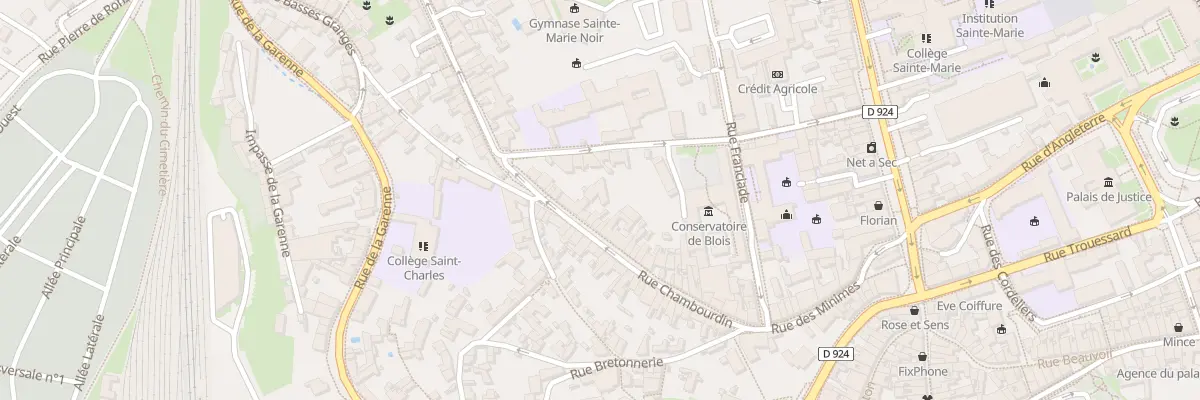 Plan du 41 Rue Chambourdin à Blois