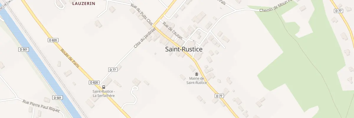 Plan du 20 All des Amandiers à Saint-Rustice