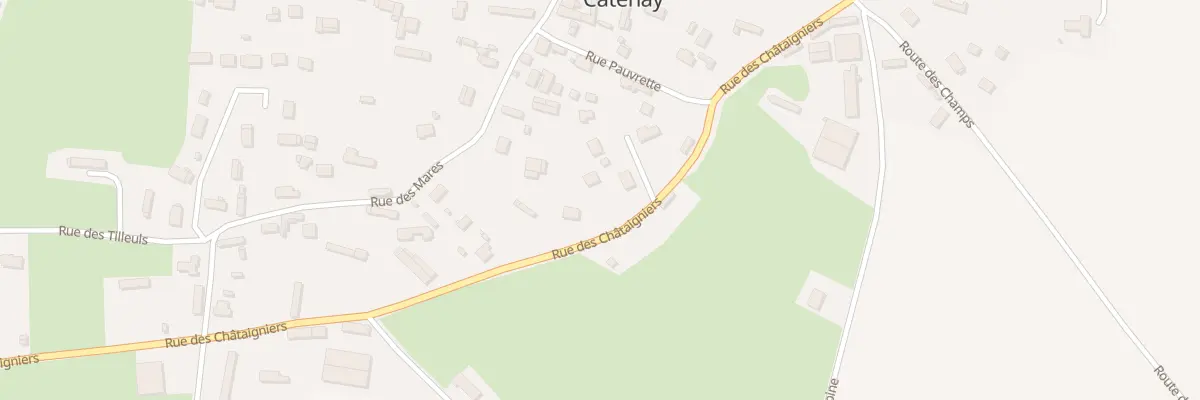 Plan du 921 Rue des Châtaigniers à Catenay