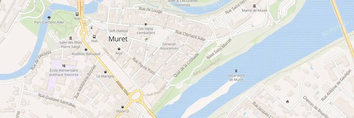 Plan du 36 Rue Jean Jaurès à Muret