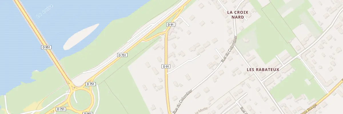 Plan du 12 Rue de Bas-Rivière à Blois